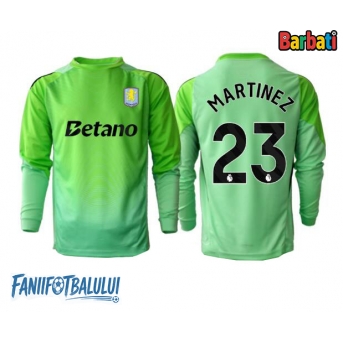 Aston Villa Emiliano Martinez #23 Portarii Tricou Fotbal Replică 2025-26 Barbati Deplasare Mâneci Lungi
